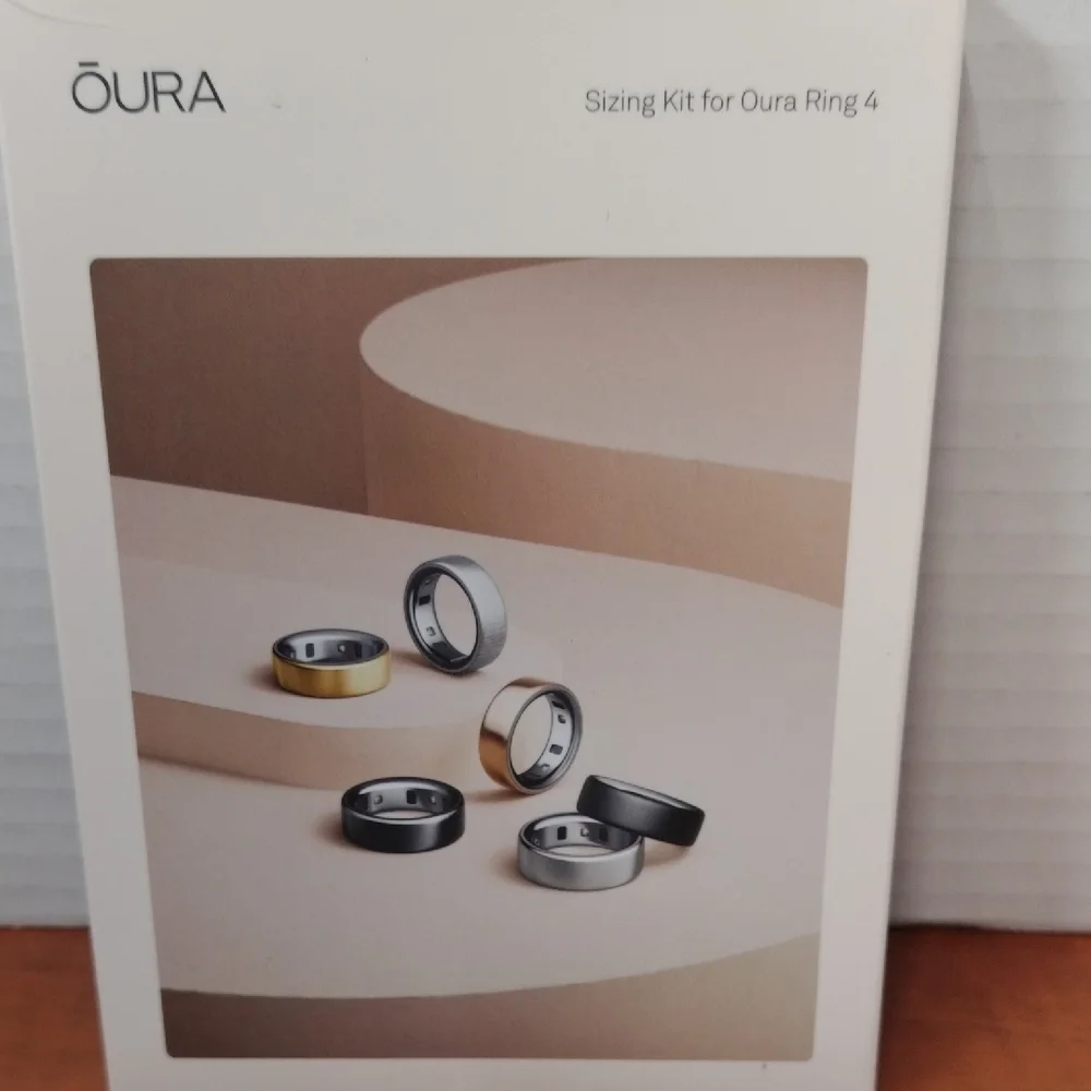 Oura Ring Sizing Set with White and Silver Options